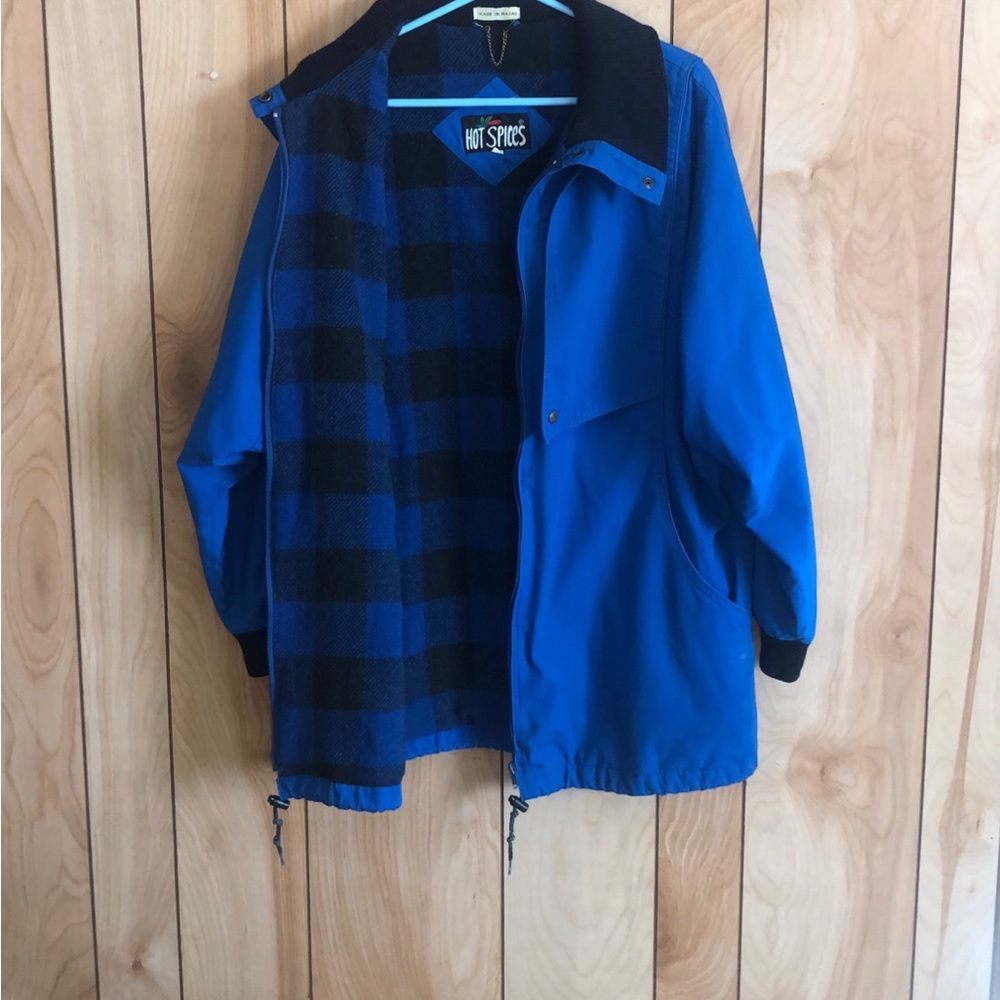 Blue Vest with Black Collar
